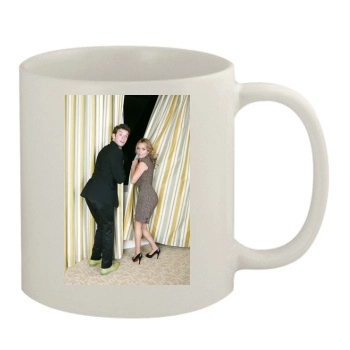 Becki Newton and Michael Urie 11oz White Mug