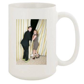 Becki Newton and Michael Urie 15oz White Mug