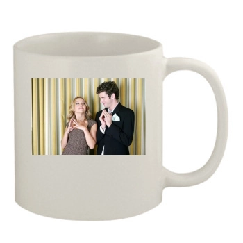 Becki Newton and Michael Urie 11oz White Mug