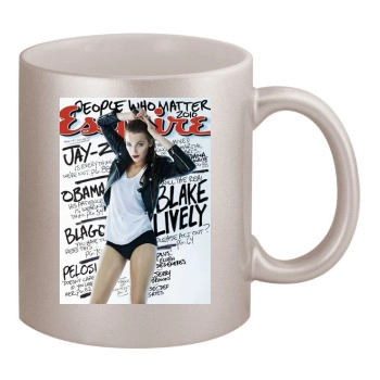 Blake Lively 11oz Metallic Silver Mug