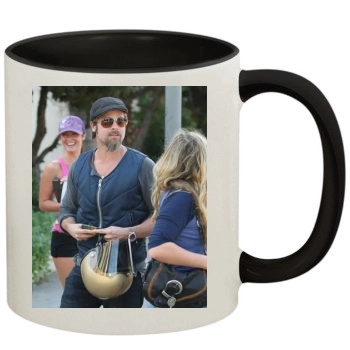 Brad Pitt 11oz Colored Inner & Handle Mug