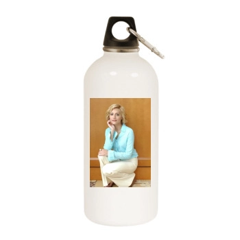 Brittany Murphy White Water Bottle With Carabiner