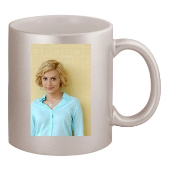 Brittany Murphy 11oz Metallic Silver Mug