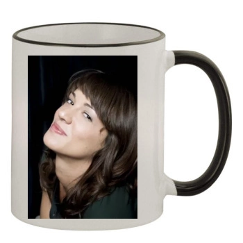 Asia Argento 11oz Colored Rim & Handle Mug