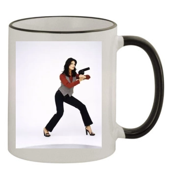 Brooke Shields 11oz Colored Rim & Handle Mug
