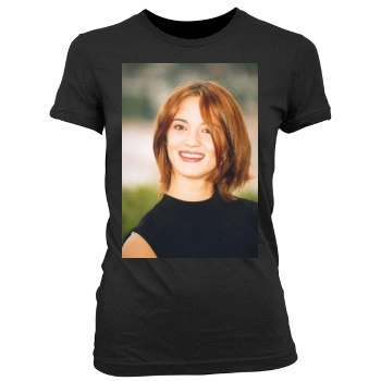 Asia Argento Women's Junior Cut Crewneck T-Shirt