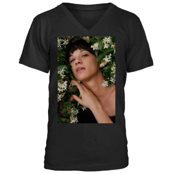 Asia Argento Men's V-Neck T-Shirt