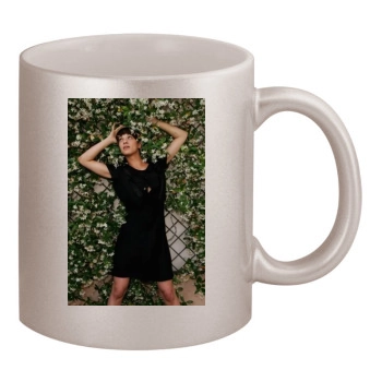 Asia Argento 11oz Metallic Silver Mug