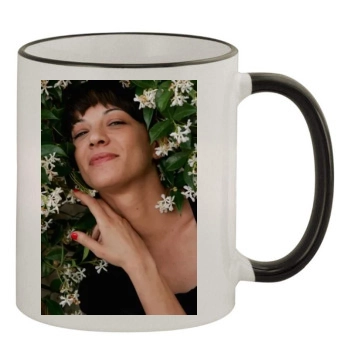 Asia Argento 11oz Colored Rim & Handle Mug