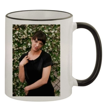 Asia Argento 11oz Colored Rim & Handle Mug