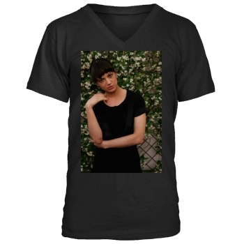 Asia Argento Men's V-Neck T-Shirt