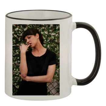 Asia Argento 11oz Colored Rim & Handle Mug