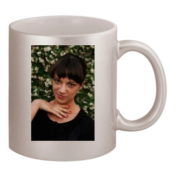 Asia Argento 11oz Metallic Silver Mug