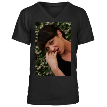 Asia Argento Men's V-Neck T-Shirt