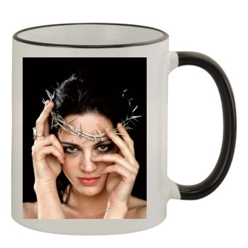 Asia Argento 11oz Colored Rim & Handle Mug