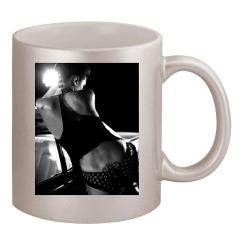 Asia Argento 11oz Metallic Silver Mug