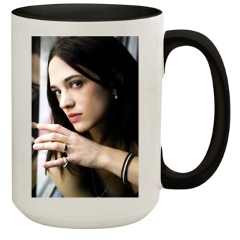 Asia Argento 15oz Colored Inner & Handle Mug