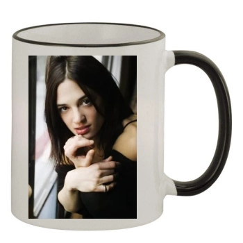 Asia Argento 11oz Colored Rim & Handle Mug