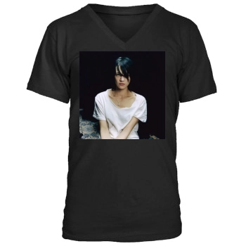 Asia Argento Men's V-Neck T-Shirt