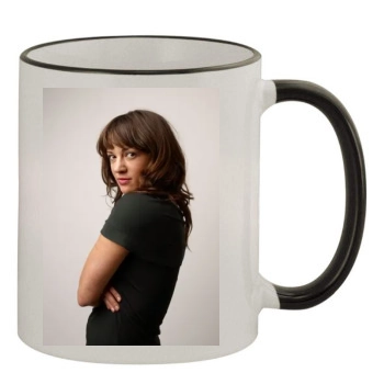 Asia Argento 11oz Colored Rim & Handle Mug