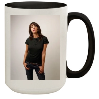 Asia Argento 15oz Colored Inner & Handle Mug