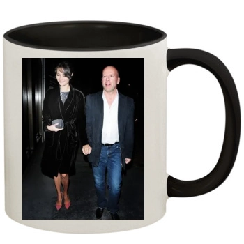 Bruce Willis and Emma Heming 11oz Colored Inner & Handle Mug