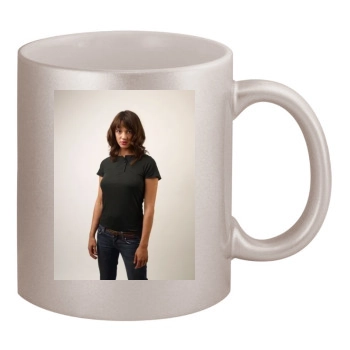 Asia Argento 11oz Metallic Silver Mug