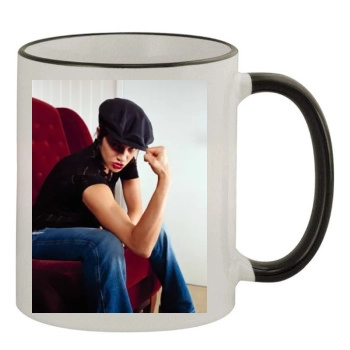 Asia Argento 11oz Colored Rim & Handle Mug