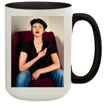 Asia Argento 15oz Colored Inner & Handle Mug