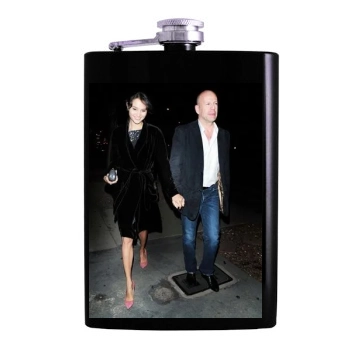 Bruce Willis and Emma Heming Hip Flask