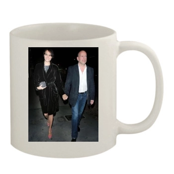 Bruce Willis and Emma Heming 11oz White Mug