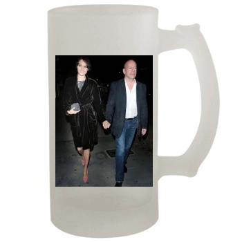 Bruce Willis and Emma Heming 16oz Frosted Beer Stein