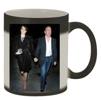 Bruce Willis and Emma Heming Color Changing Mug