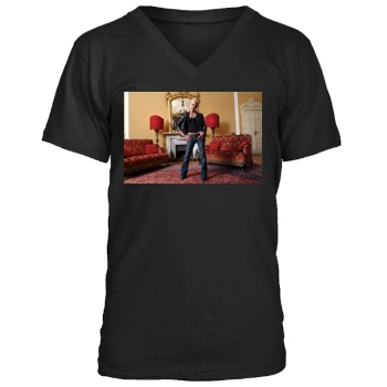 Asia Argento Men's V-Neck T-Shirt