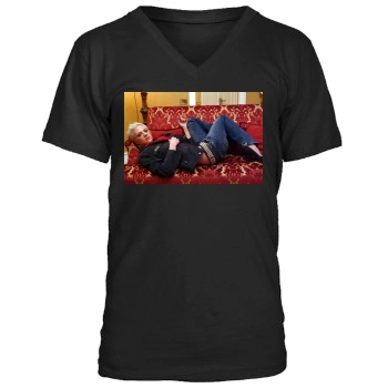 Asia Argento Men's V-Neck T-Shirt