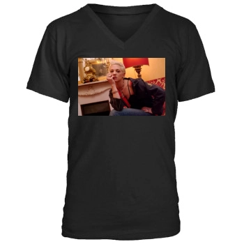 Asia Argento Men's V-Neck T-Shirt