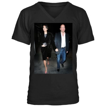 Bruce Willis and Emma Heming Men's V-Neck T-Shirt