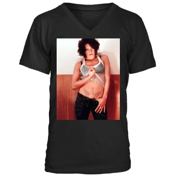 Asia Argento Men's V-Neck T-Shirt