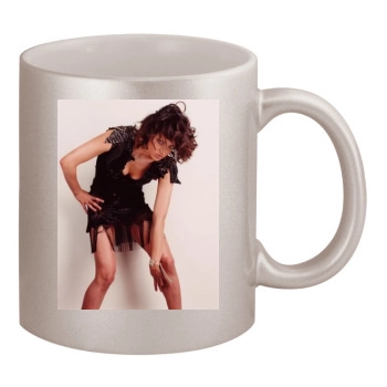 Asia Argento 11oz Metallic Silver Mug