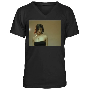 Asia Argento Men's V-Neck T-Shirt