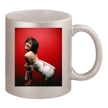 Asia Argento 11oz Metallic Silver Mug