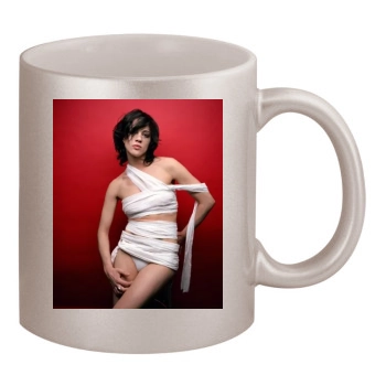 Asia Argento 11oz Metallic Silver Mug