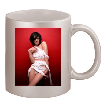 Asia Argento 11oz Metallic Silver Mug