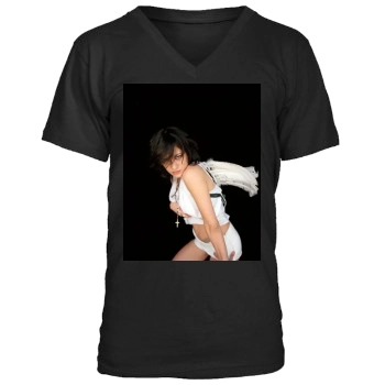 Asia Argento Men's V-Neck T-Shirt