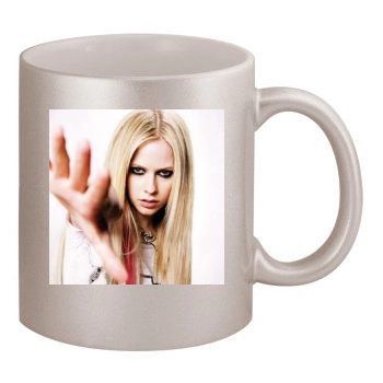 Avril Lavigne 11oz Metallic Silver Mug