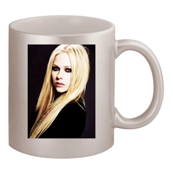 Avril Lavigne 11oz Metallic Silver Mug