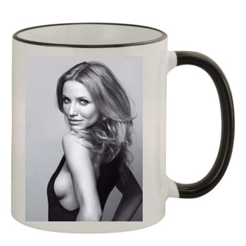 Cameron Diaz 11oz Colored Rim & Handle Mug