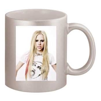 Avril Lavigne 11oz Metallic Silver Mug