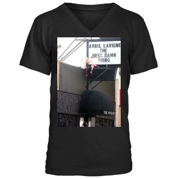 Avril Lavigne Men's V-Neck T-Shirt