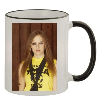 Avril Lavigne 11oz Colored Rim & Handle Mug